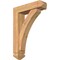 Ekena Millwork Thorton Arts and Crafts Smooth Bracket w/ Offset Brace, Western Red Cedar, 5 1/2"W x 20"D x 28"H BKT0604X20X28THR03SWR - alternate 1